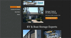 Desktop Screenshot of coastselfstorage.com
